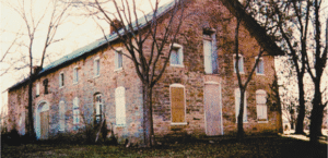 North and East sides of the old Harney Mansion, 1999. Photo from Stephanie Light, Friends of General Harney House, Inc.